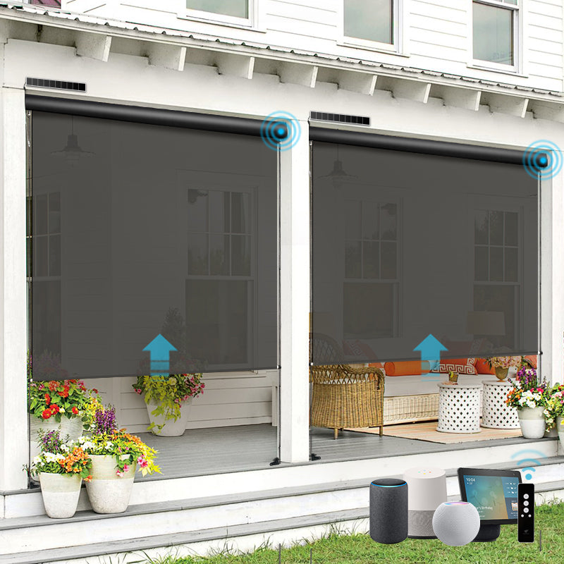 SmartWings Motorized Outdoor Shades 5% Openne