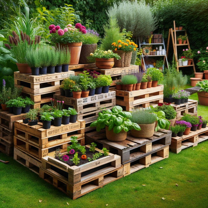 How to Build Garden Planters From Palle