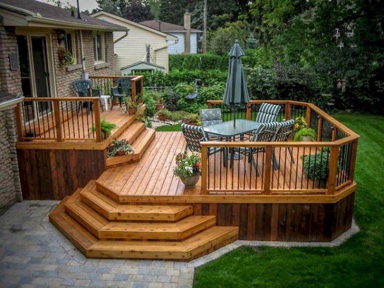 30+ Amazing Backyard Patio Deck Design Ide
