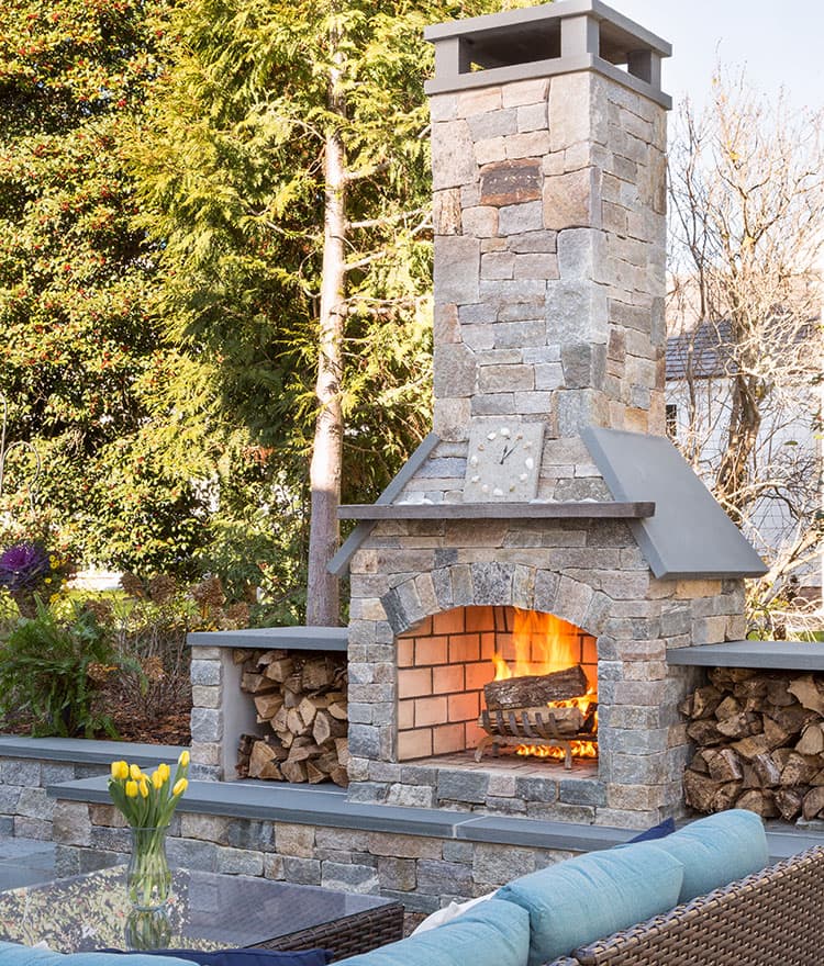 Outdoor Patio Fireplace, Kitchen + Furniture | Stonewood Produc