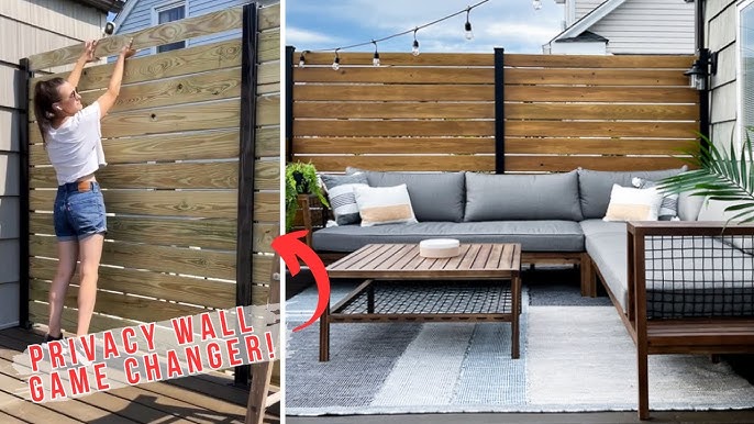Spring/Summer 2023 DIY Privacy Screen for Outdoor Deck or Patio .