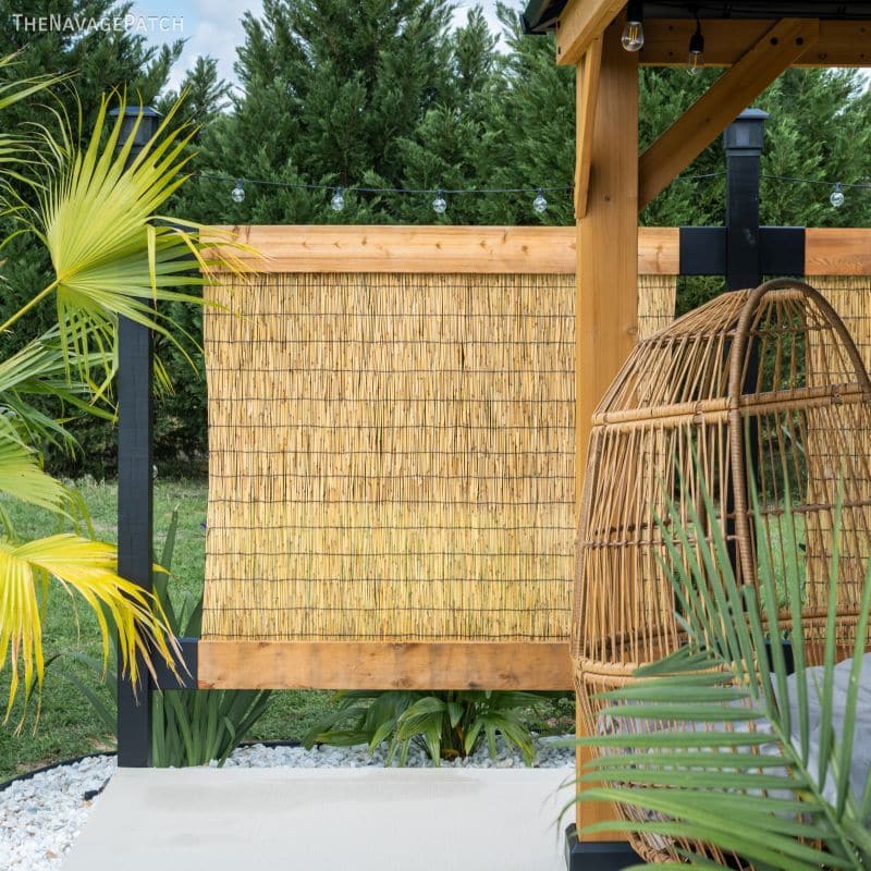 DIY Patio Privacy Screen - The Navage Pat