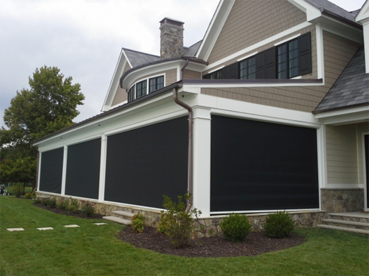 Zipper Screen with mesh fabric | Retractable Deck & Patio Awnin