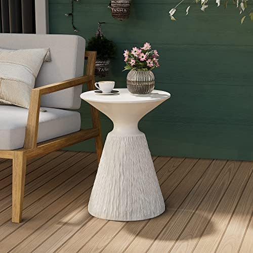 Amazon.com: COSIEST Outdoor Side Table, Mushroom Shaped MgO Accent .