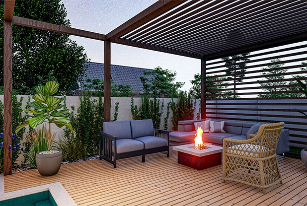 Enhance Your Outdoor Living with our Aluminium Pergol