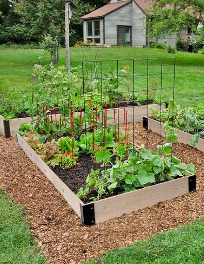 Amazon.com: Raised Garden Bed 4 x 4 Vegetable Garden Bed Planter .