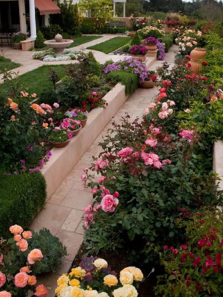 10+ Rose Garden Ideas - Simphome | Rose garden design, Rose garden .