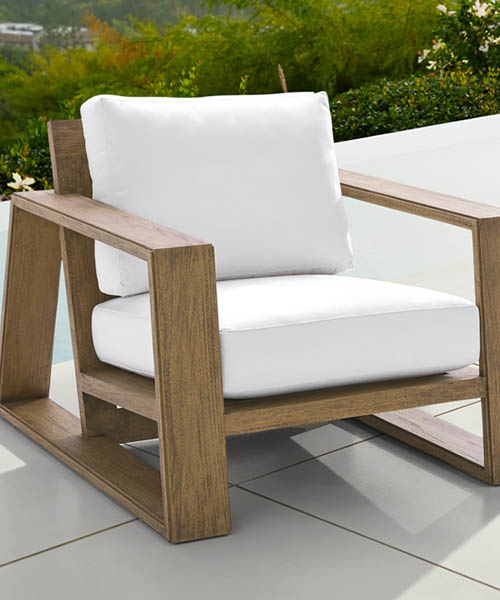 Canyon Outdoor Lounge Chair | Modern Rustic Outdoor Furnitu