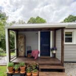 Our DIY, Budget Back Porch – A Small Life | Porches de casas .