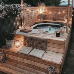 Hot Tub Landscaping Idea With A Levelled Floating Deck | Dream .