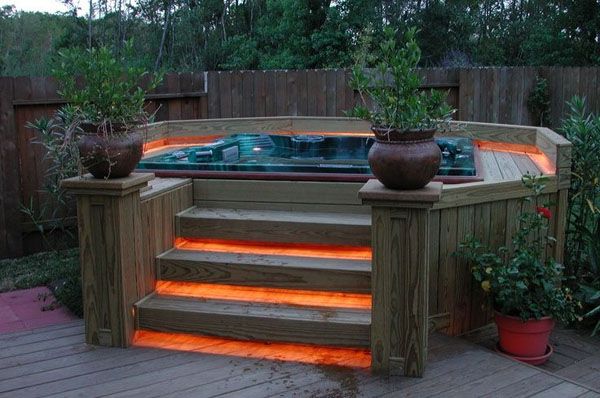 47 Irresistible Hot Tub Spa Designs for Your Backya