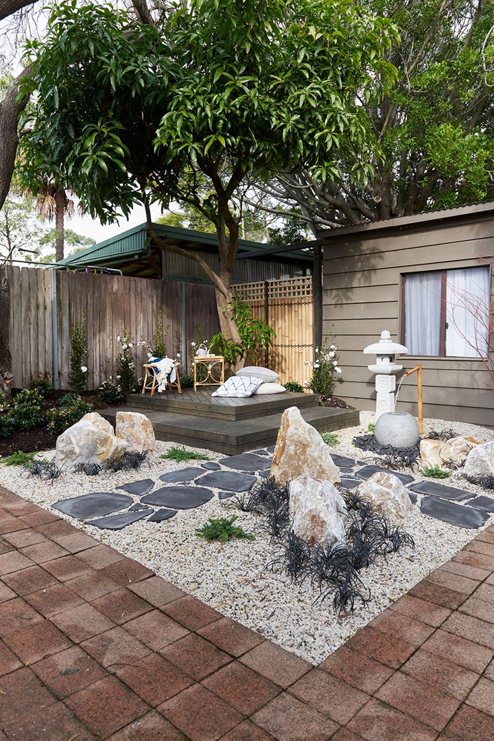Charlie and Graham's zen garden makeover | Better Homes and Garde