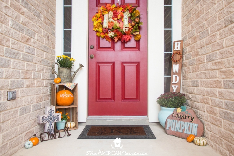 Ideas for Decorating a Small Front Porch for Fall - The American .