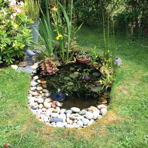 Garden Pond Design for Small Garde