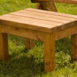 Small Wooden Garden Coffee Table | White Castle Furnitu