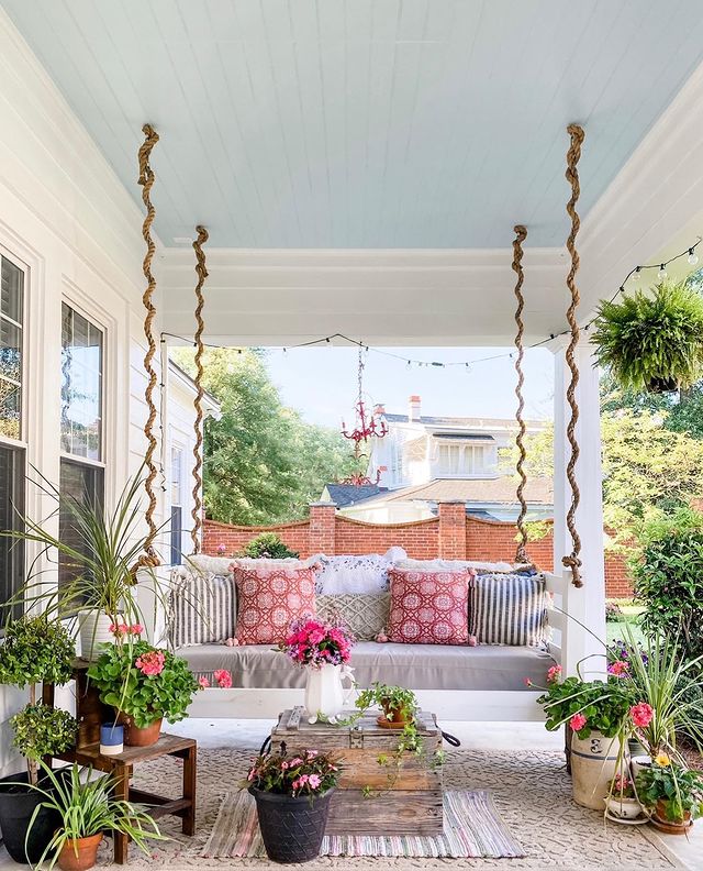 Creating Your Dream Spring Porch - Simply Southern Cotta
