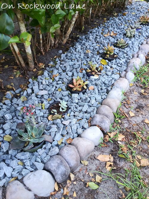 Front Yard Rock & Succulent Garden | AllFreeHolidayCrafts.c