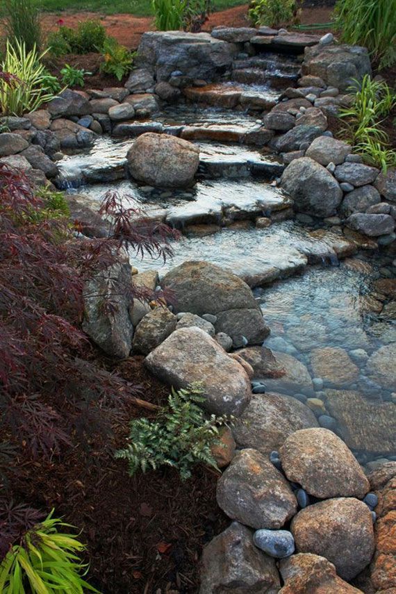30 Beautiful Backyard Ponds And Water Garden Ideas | Waterfalls .